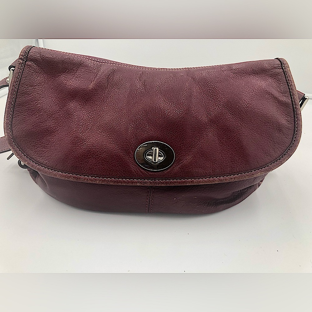 Coach Maroon Crossbody Bag